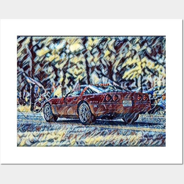 Chevrolet Corvette Wall Art by pedjatheshops